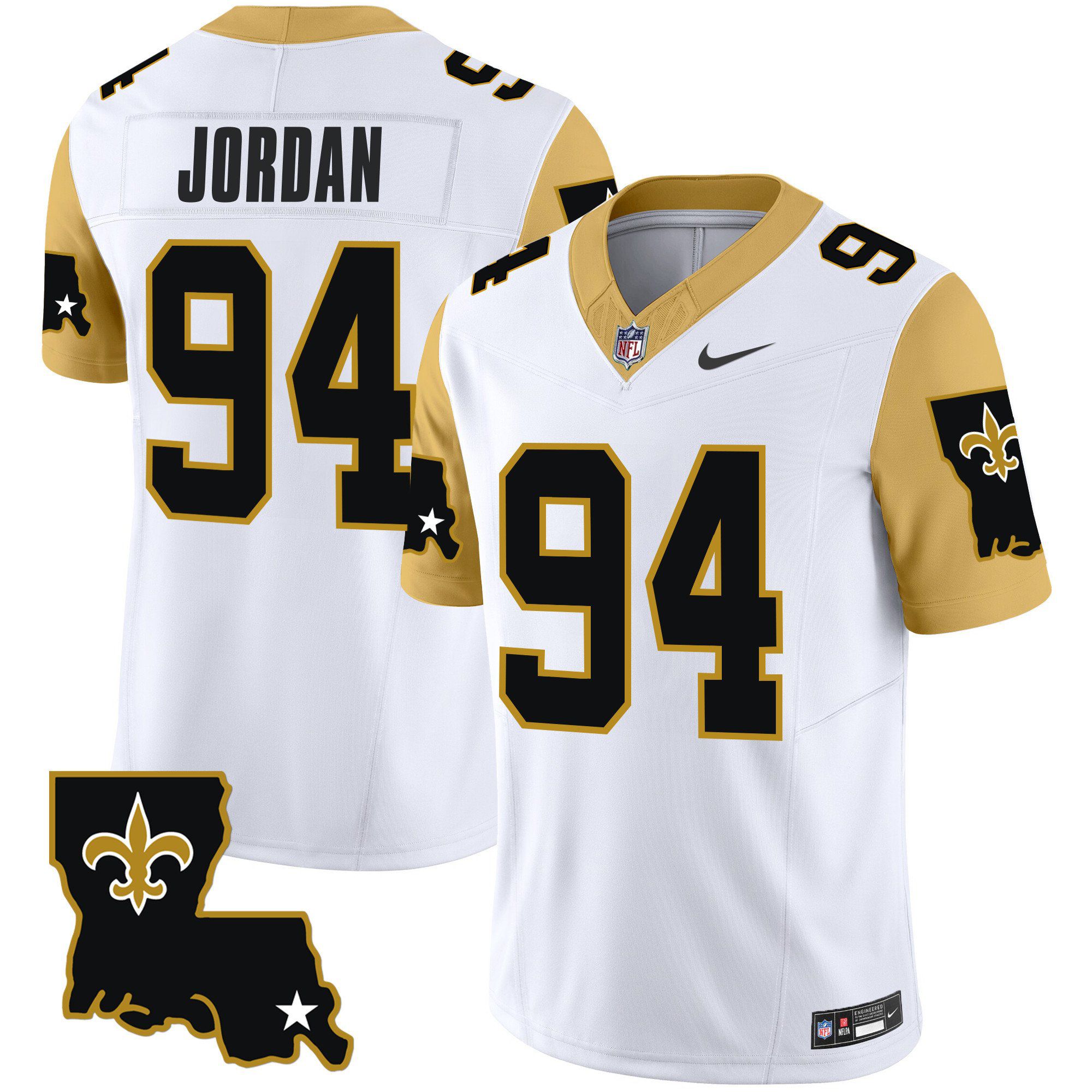 Men New Orleans Saints #94 Jordan White 2024 Nike 1987 Legacy Vapor Limited NFL Jersey->indianapolis colts->NFL Jersey